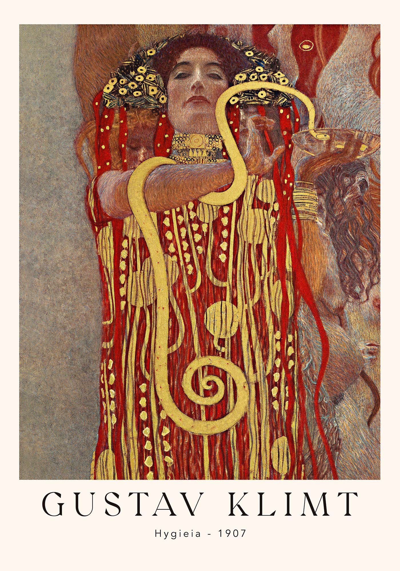 Hygieia by Gustav Klimt Exhibition Poster