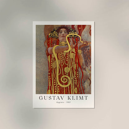 Hygieia by Gustav Klimt Exhibition Poster