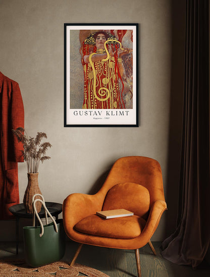 Hygieia by Gustav Klimt Exhibition Poster