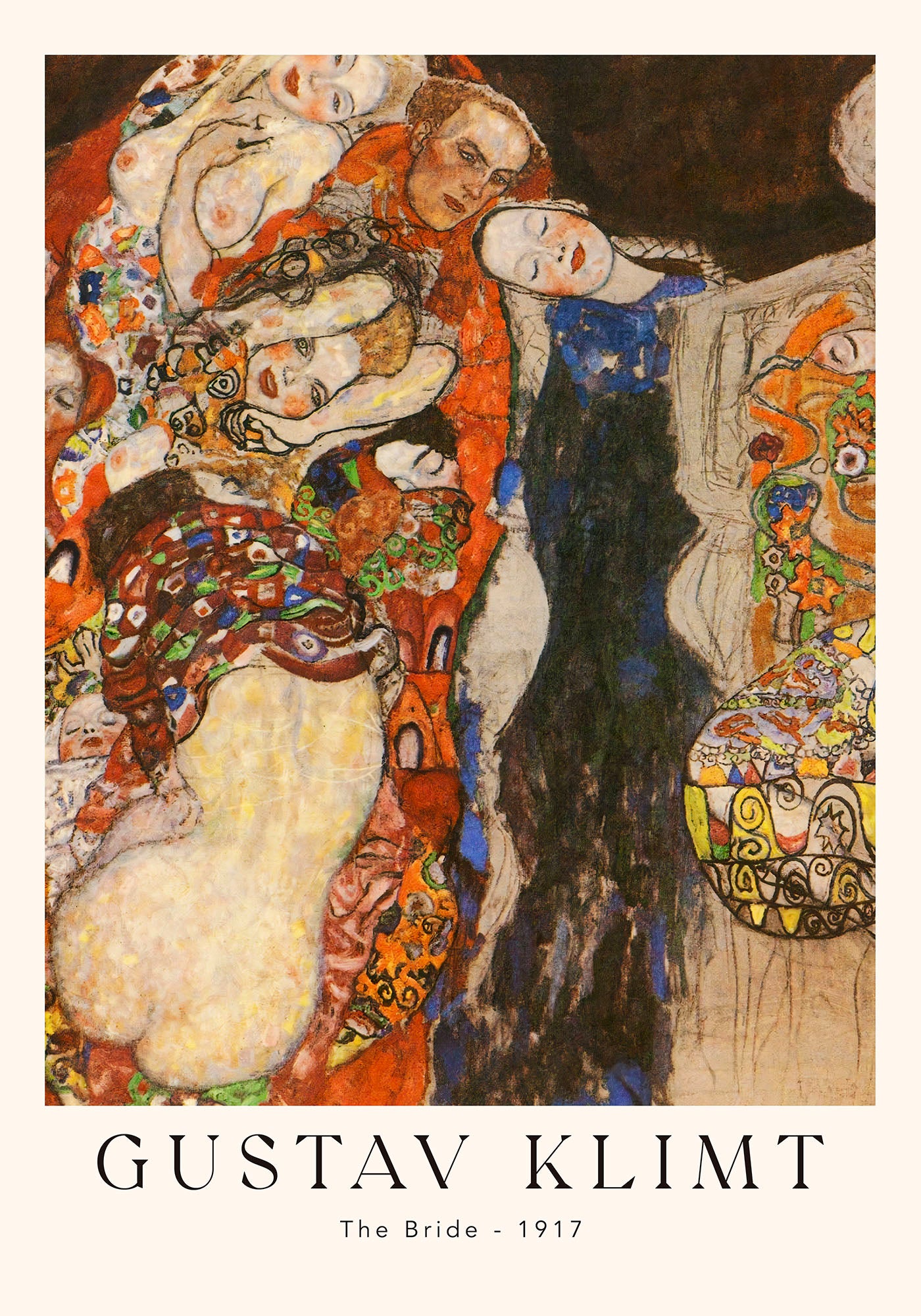 The Bride by Gustav Klimt Exhibition Poster