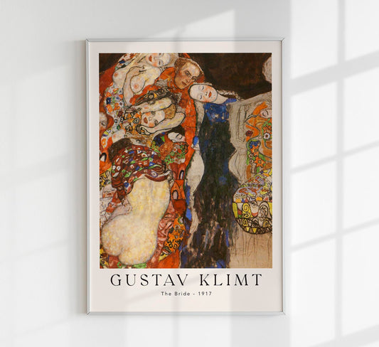 The Bride by Gustav Klimt Exhibition Poster