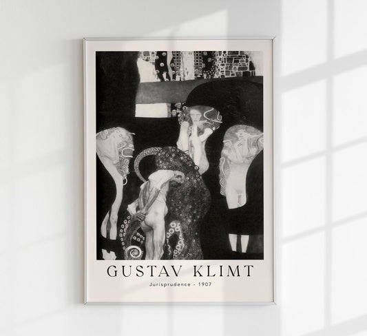 Jurisprudence by Gustav Klimt Exhibition Poster