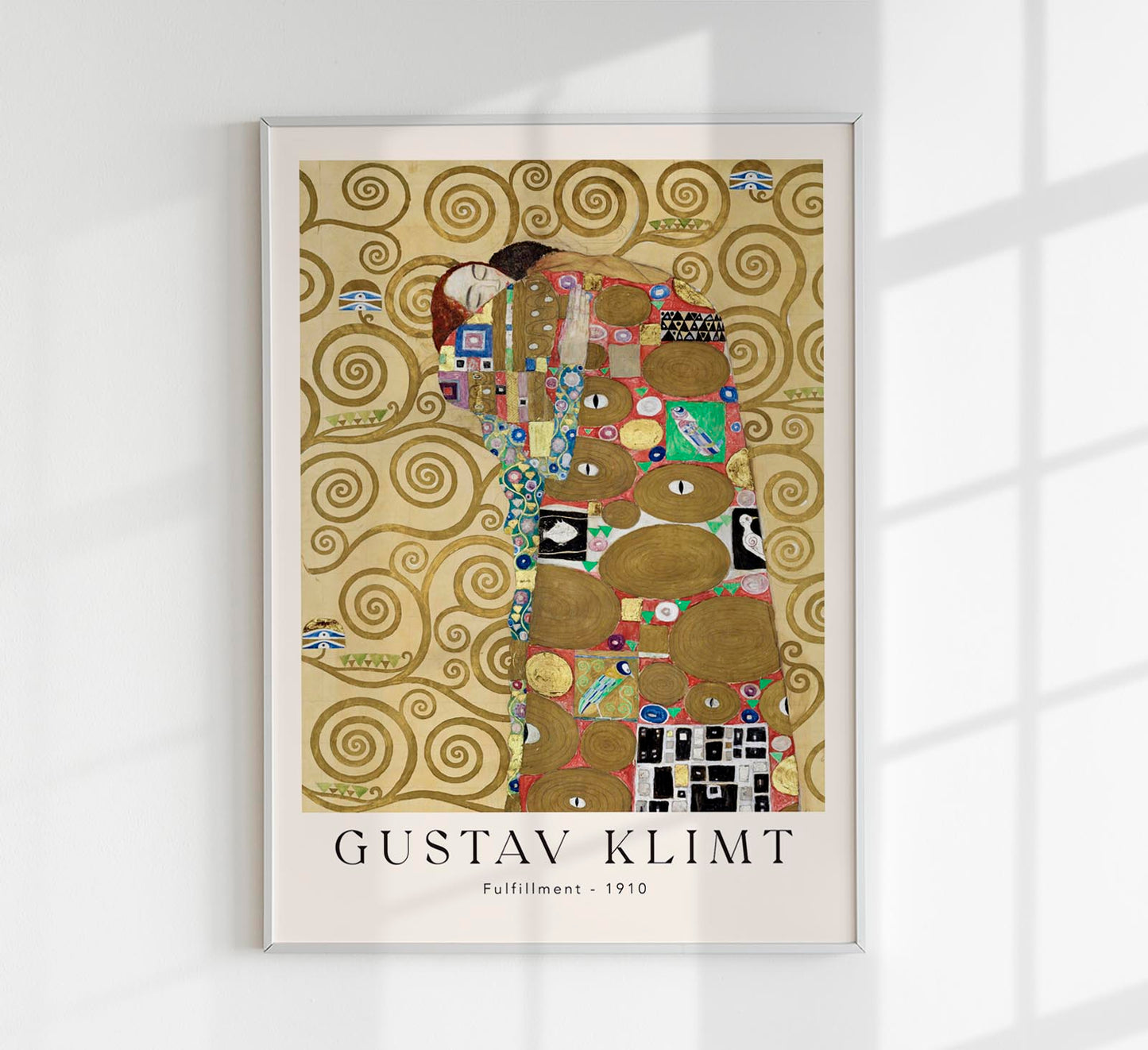 Fulfillment by Gustav Klimt Exhibition Poster