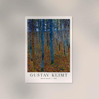 Beech Grove by Gustav Klimt Exhibition Poster