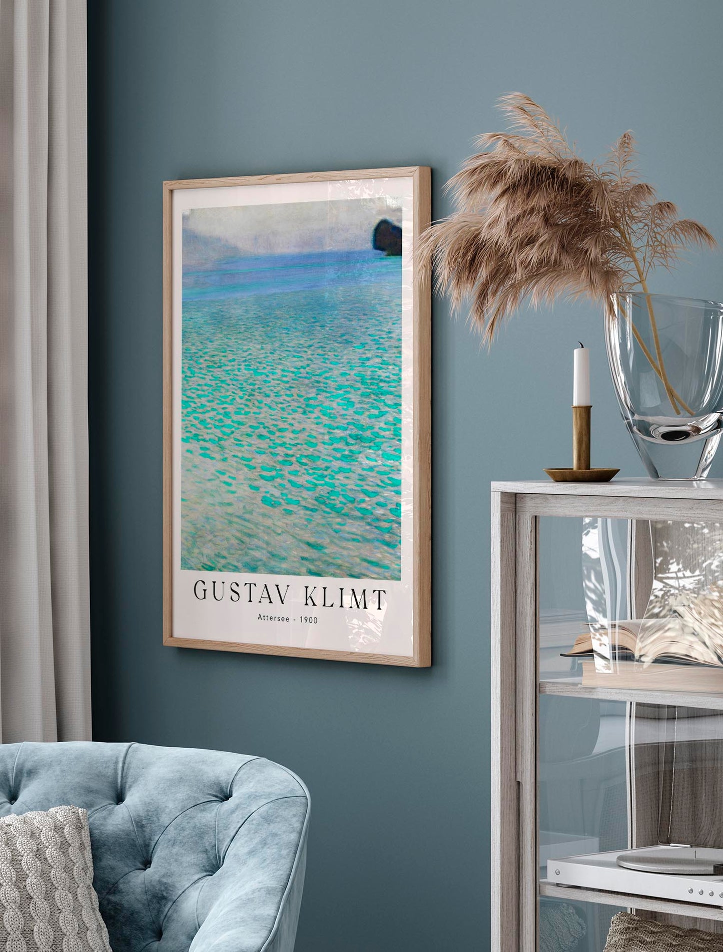 Attersee by Gustav Klimt Exhibition Poster