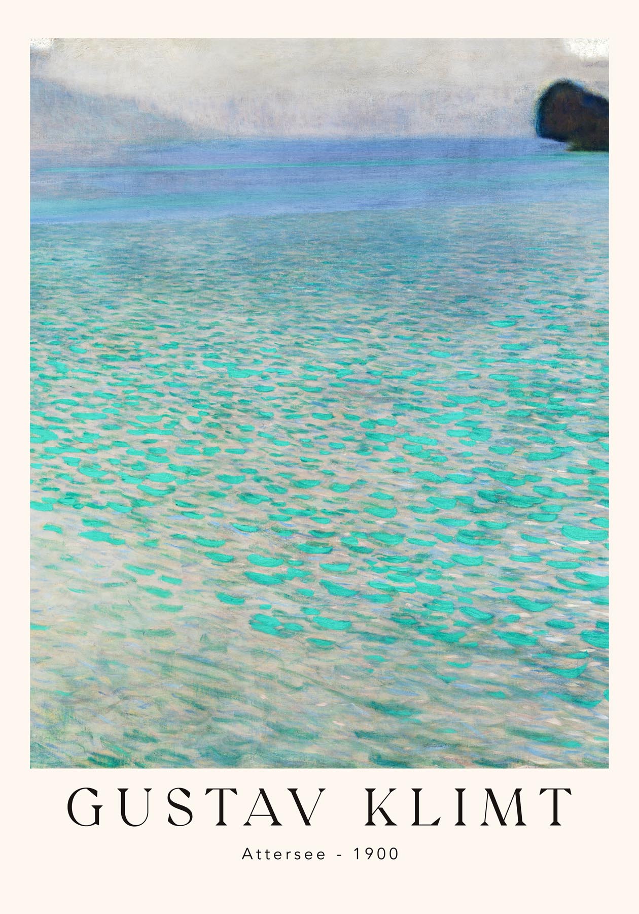 Attersee by Gustav Klimt Exhibition Poster