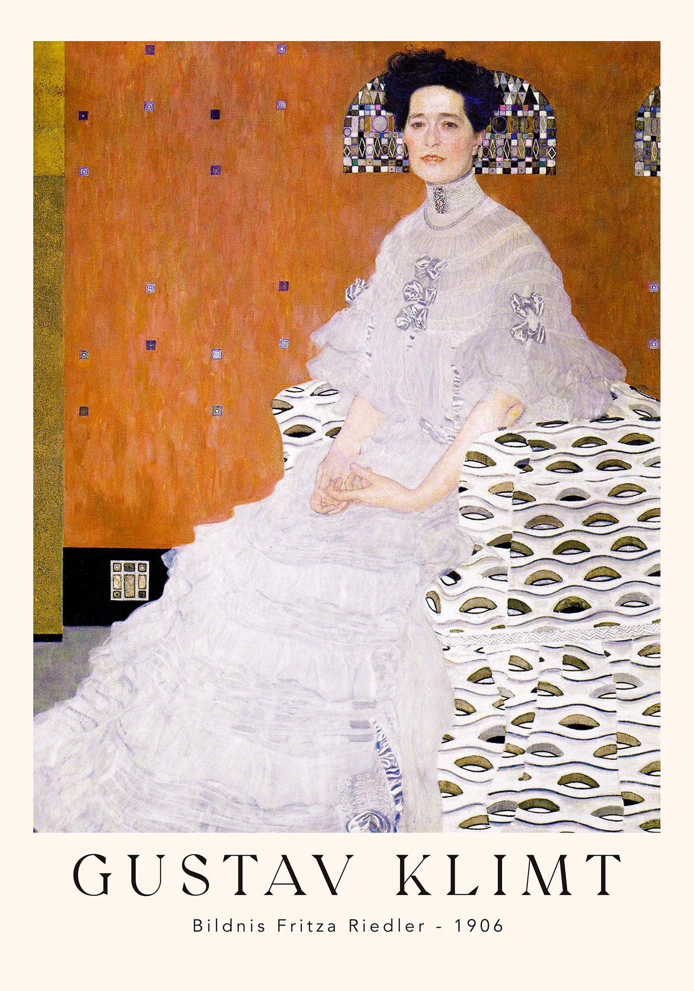 Bildnis Fritza Riedler by Gustav Klimt Exhibition Poster