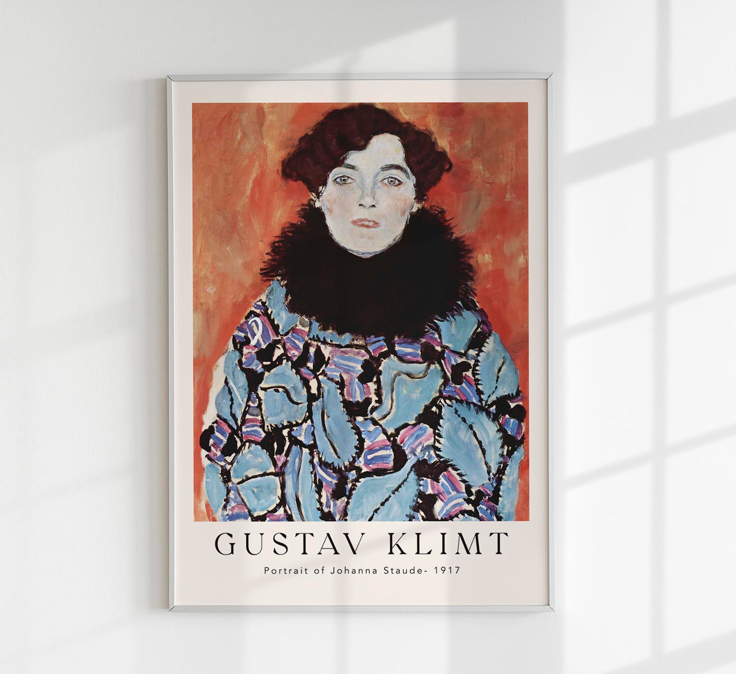 Portrait of Johanna by Gustav Klimt Exhibition Poster