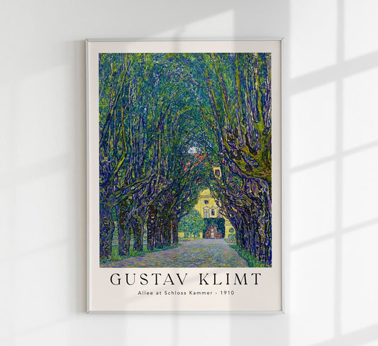 Alle at Schloss Kammer by Gustav Klimt Exhibition Poster