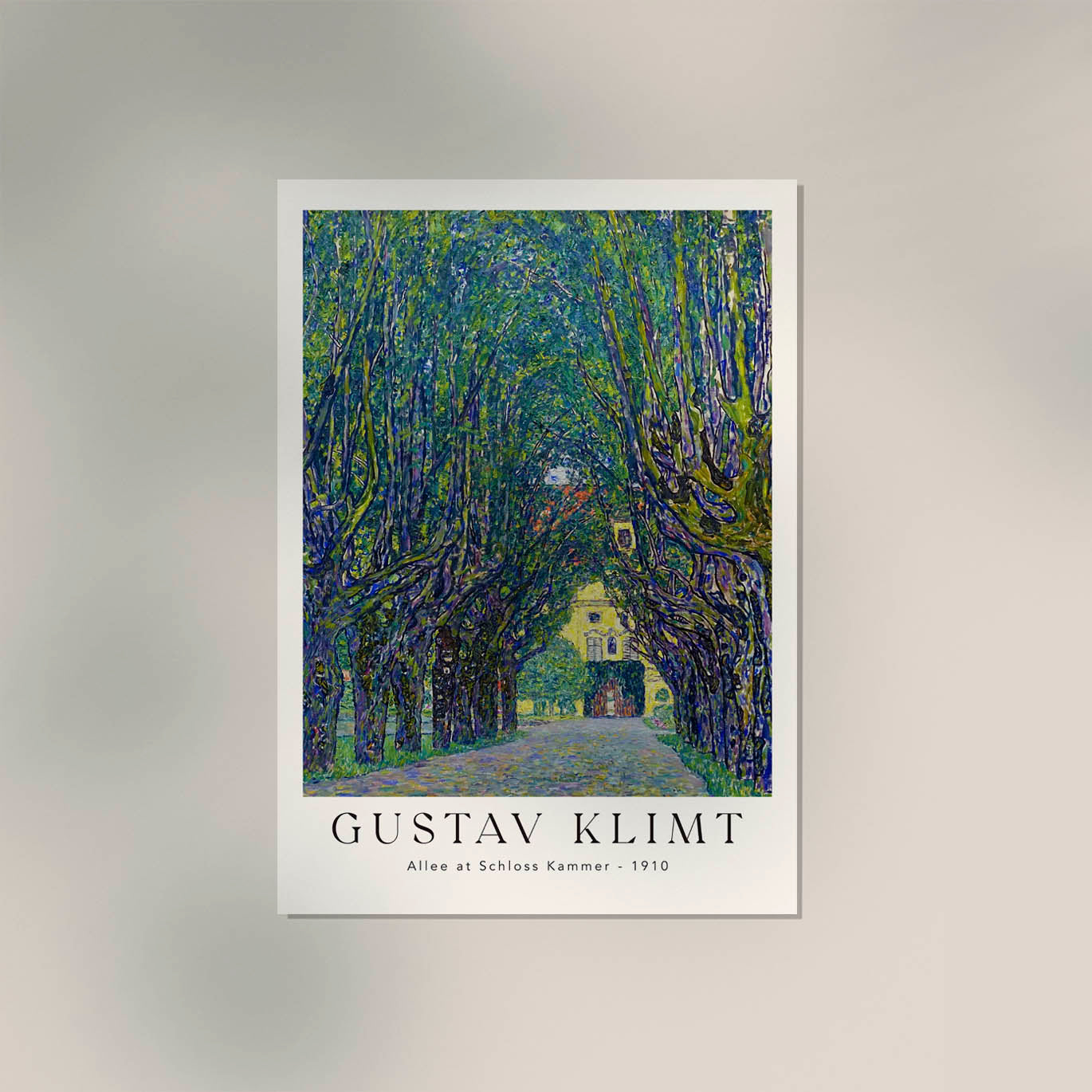 Alle at Schloss Kammer by Gustav Klimt Exhibition Poster