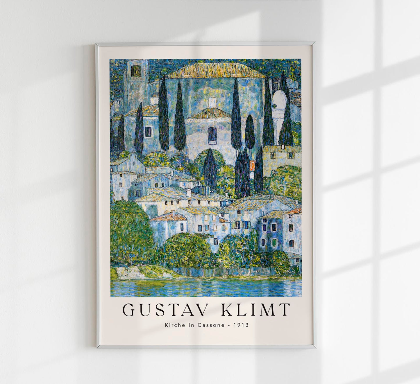 Kirche in Cassone by Gustav Klimt Exhibition Poster