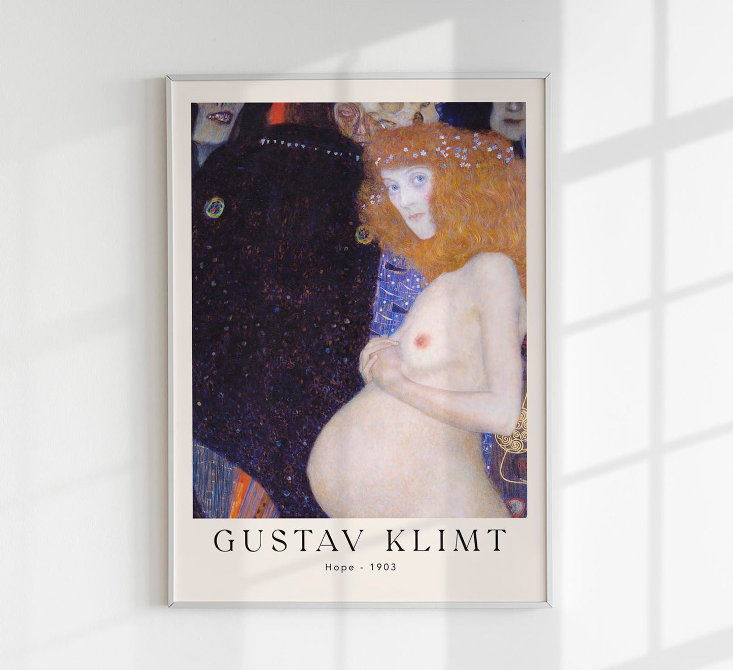 Hope by Gustav Klimt Exhibition Poster