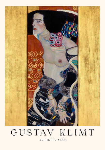 Judith II by Gustav Klimt Exhibition Poster