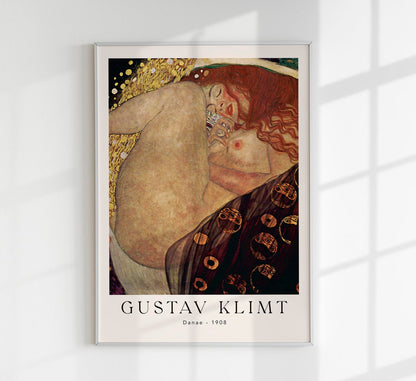 Danae by Gustav Klimt Exhibition Poster