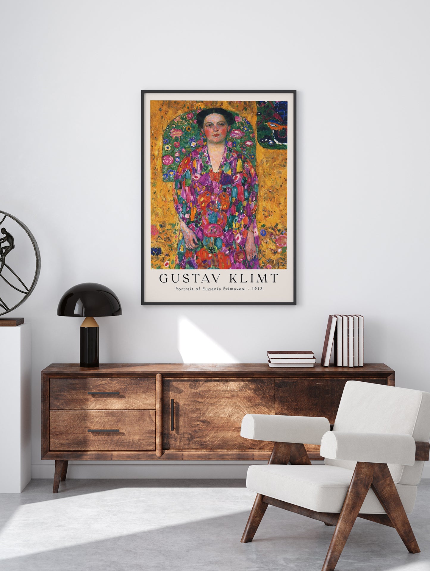 Portrait of Eugenia Primavesi by Gustav Klimt Exhibition Poster