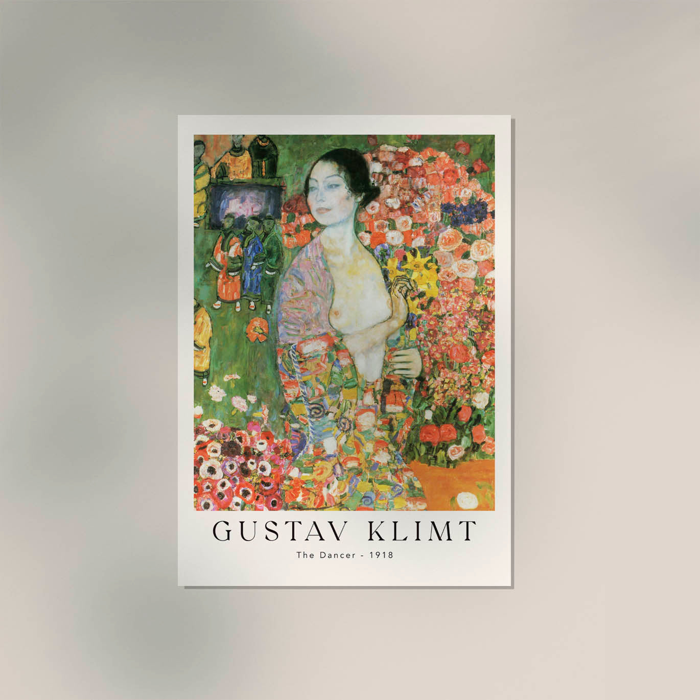 The Dancer by Gustav Klimt Exhibition Poster