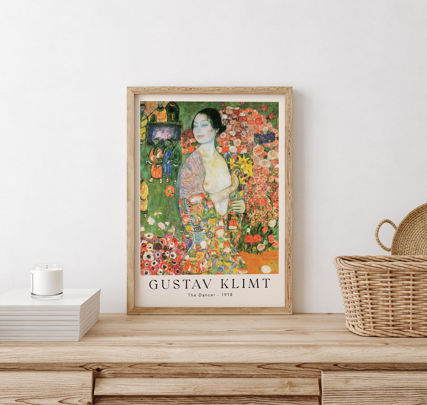 The Dancer by Gustav Klimt Exhibition Poster