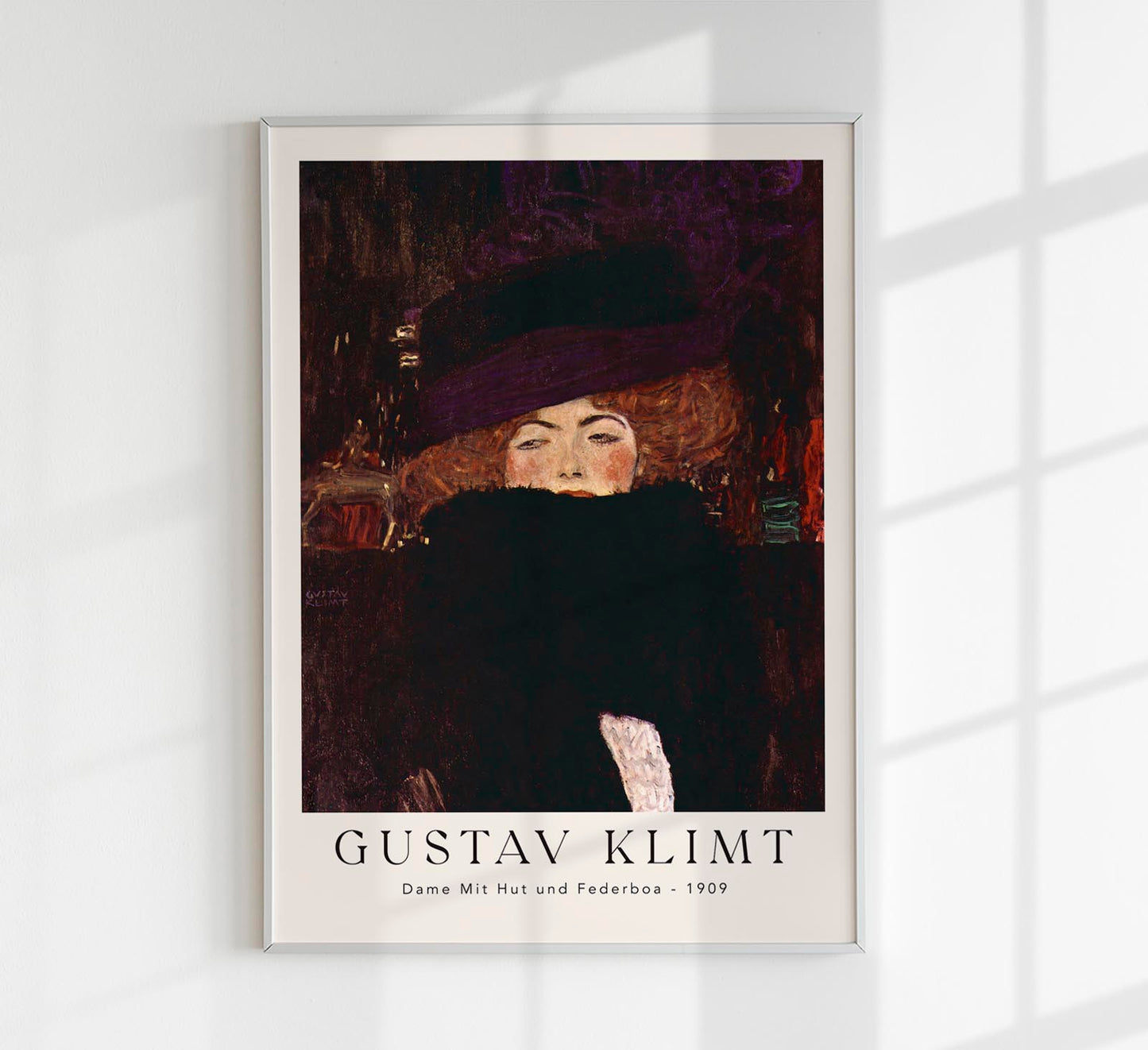 Dame by Gustav Klimt Exhibition Poster