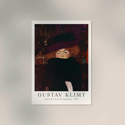 Dame by Gustav Klimt Exhibition Poster