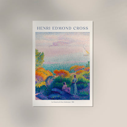 Two Women by Shore by Henri-Edmond Cross Exhibition Poster