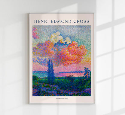 The Pink Cloud by Henri-Edmond Cross Exhibition Poster