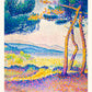 Pines Along the Shore by Henri Edmond Cross Exhibition Poster