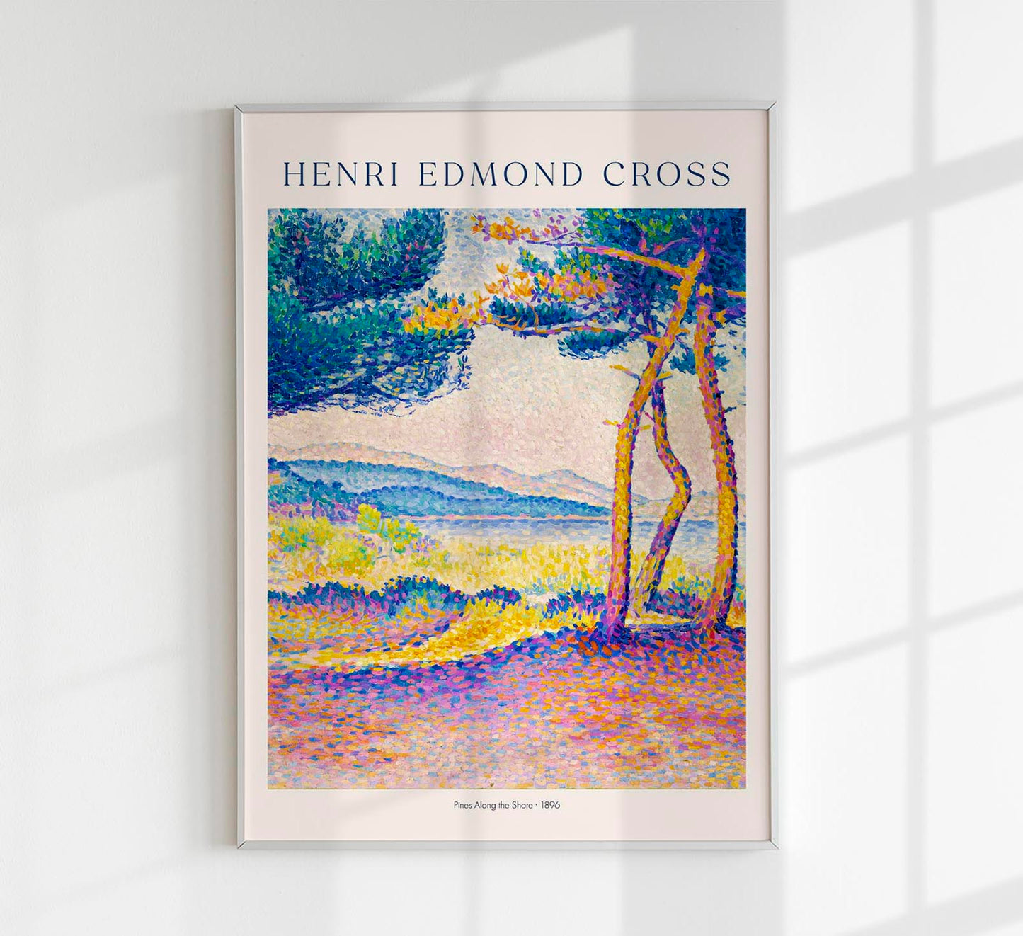 Pines Along the Shore by Henri Edmond Cross Exhibition Poster