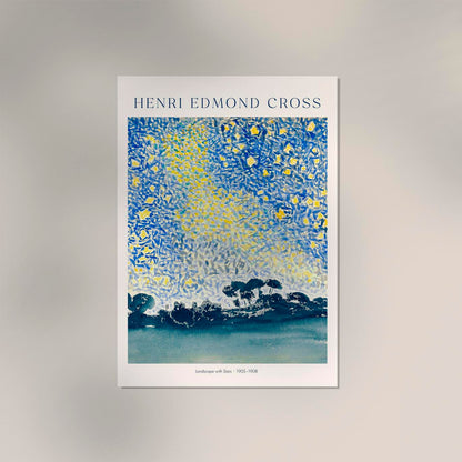 Landscape with Stars by Henri Edmond Cross Exhibition Poster