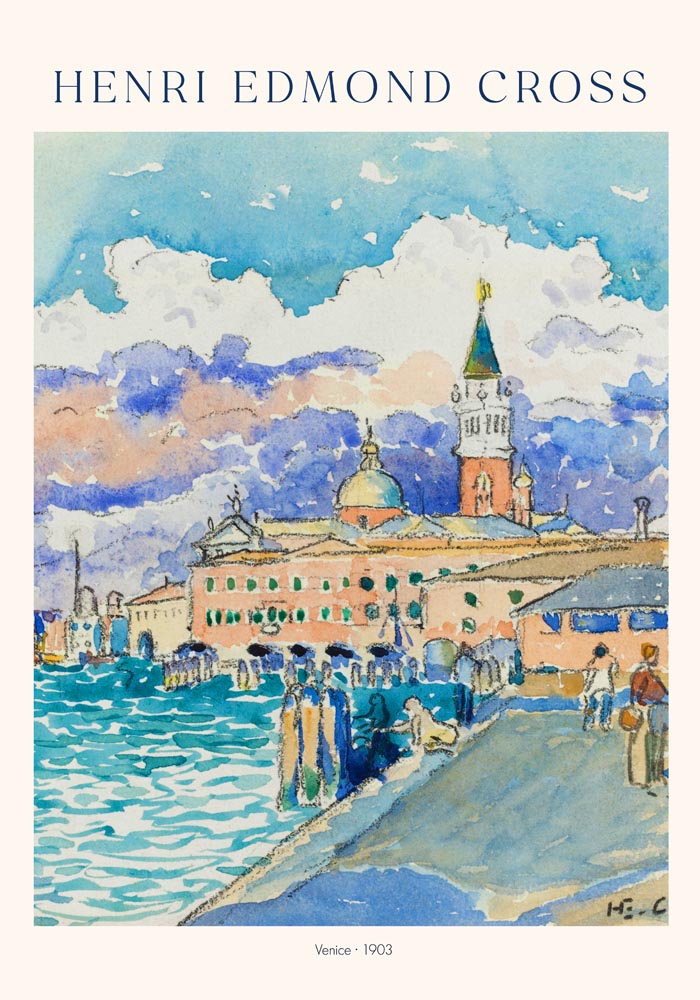 Venice by Henri Edmond Cross Exhibition Poster