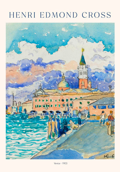 Venice by Henri Edmond Cross Exhibition Poster