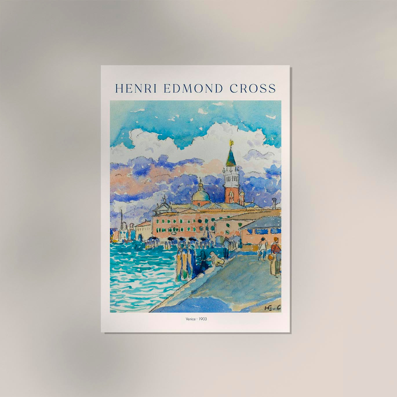 Venice by Henri Edmond Cross Exhibition Poster