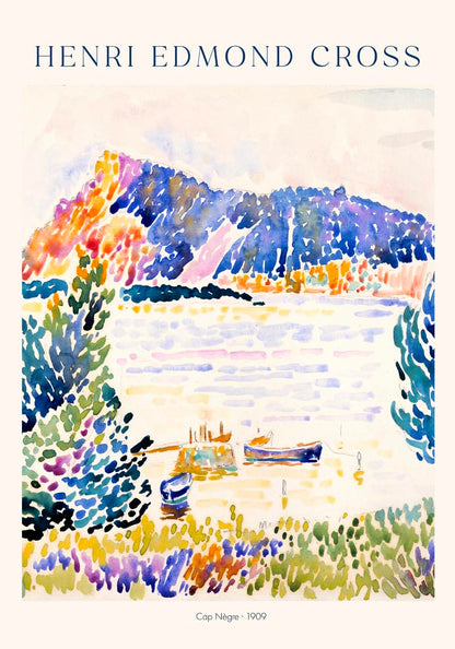 Cap Negre by Henri Edmond Cross Exhibition Poster