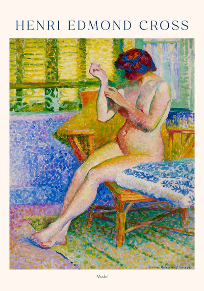 Model by Henri Edmond Cross Exhibition Poster