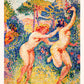 Le Fuite des Nymphes by Henri Edmond Cross Exhibition Poster