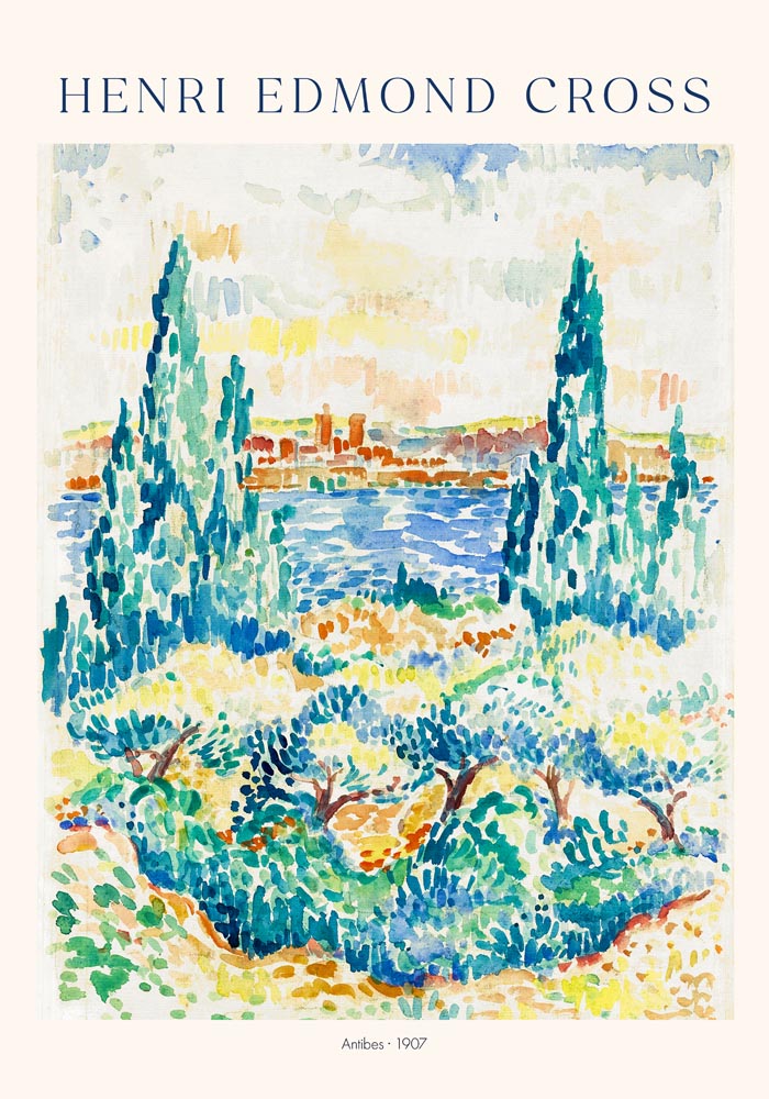 Antibes by Henri Edmond Cross Exhibition Poster