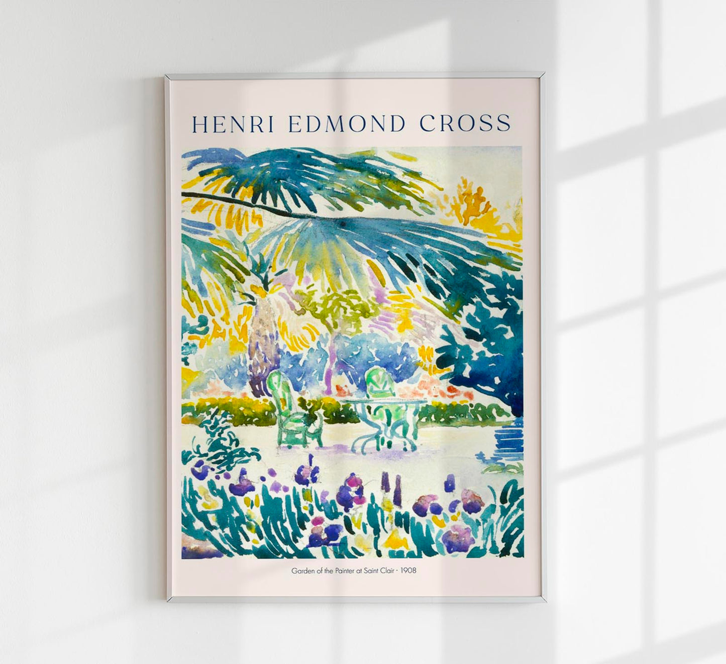 Garden of the Painter by Henri Edmond Cross Exhibition Poster