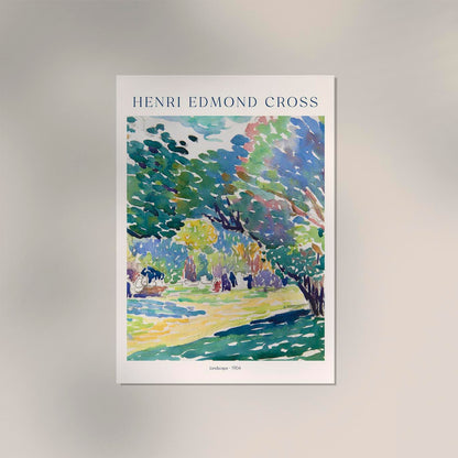 Landscape by Henri Edmond Cross Exhibition Poster