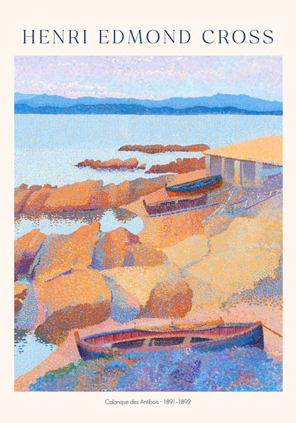 Calanque des Antibois by Henri Edmond Cross Exhibition Poster