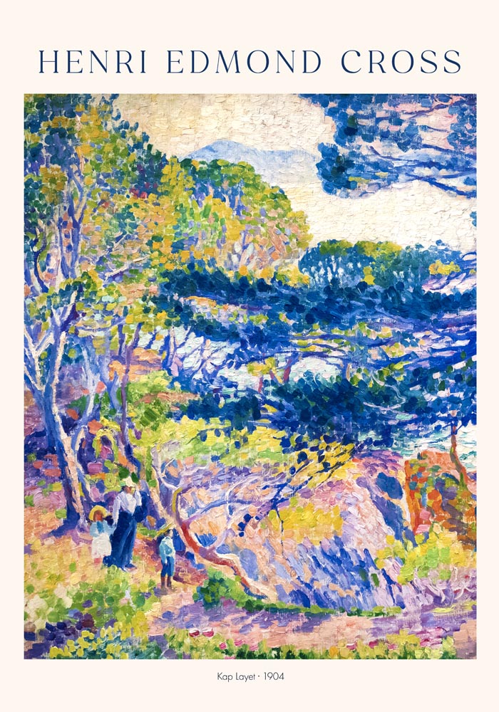 Kap Layet by Henri Edmond Cross Exhibition Poster