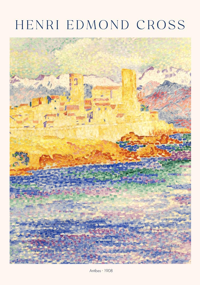 Antibes by Henri Edmond Cross Exhibition Poster