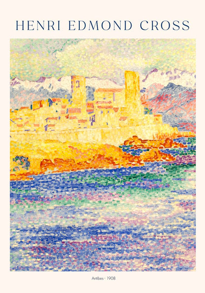 Antibes by Henri Edmond Cross Exhibition Poster