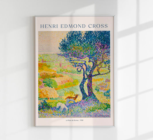 La Pleine de Bormes by Henri Edmond Cross Exhibition Poster