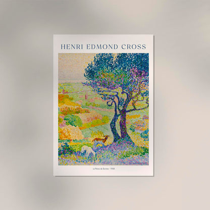 La Pleine de Bormes by Henri Edmond Cross Exhibition Poster