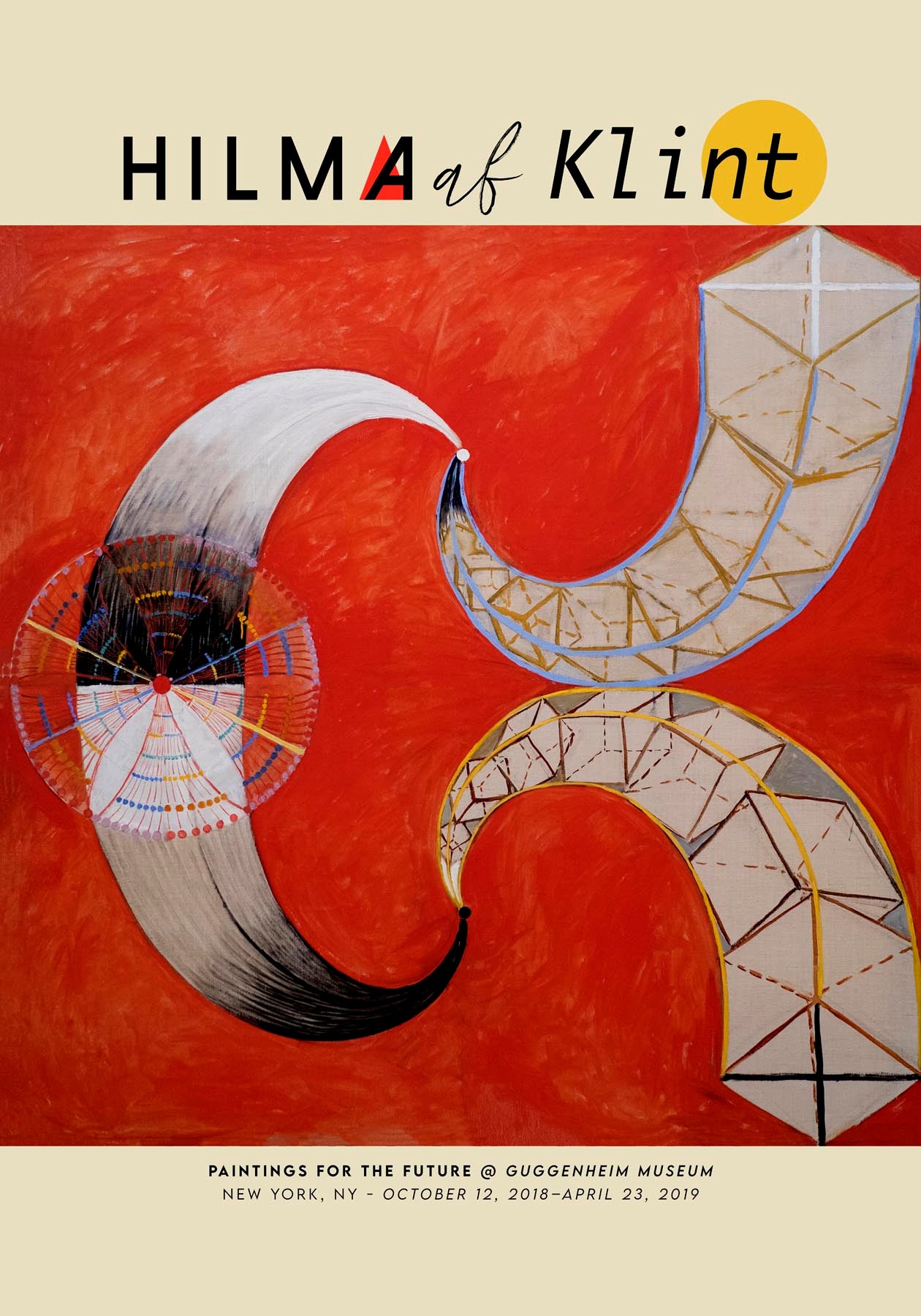 Hilma Af Klint Exhibition Poster The Swan Nr 9