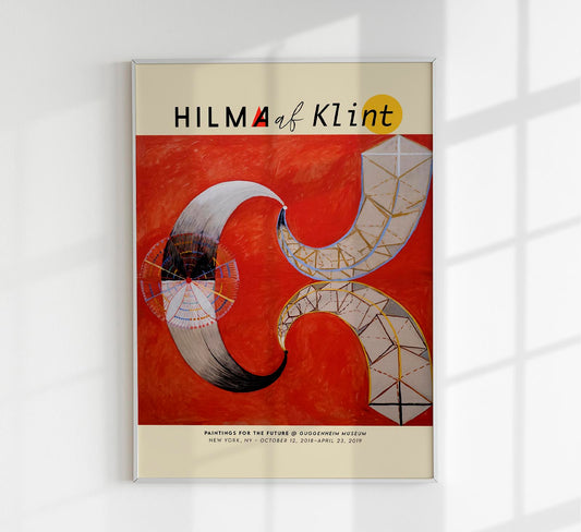 Hilma Af Klint Exhibition Poster The Swan Nr 9