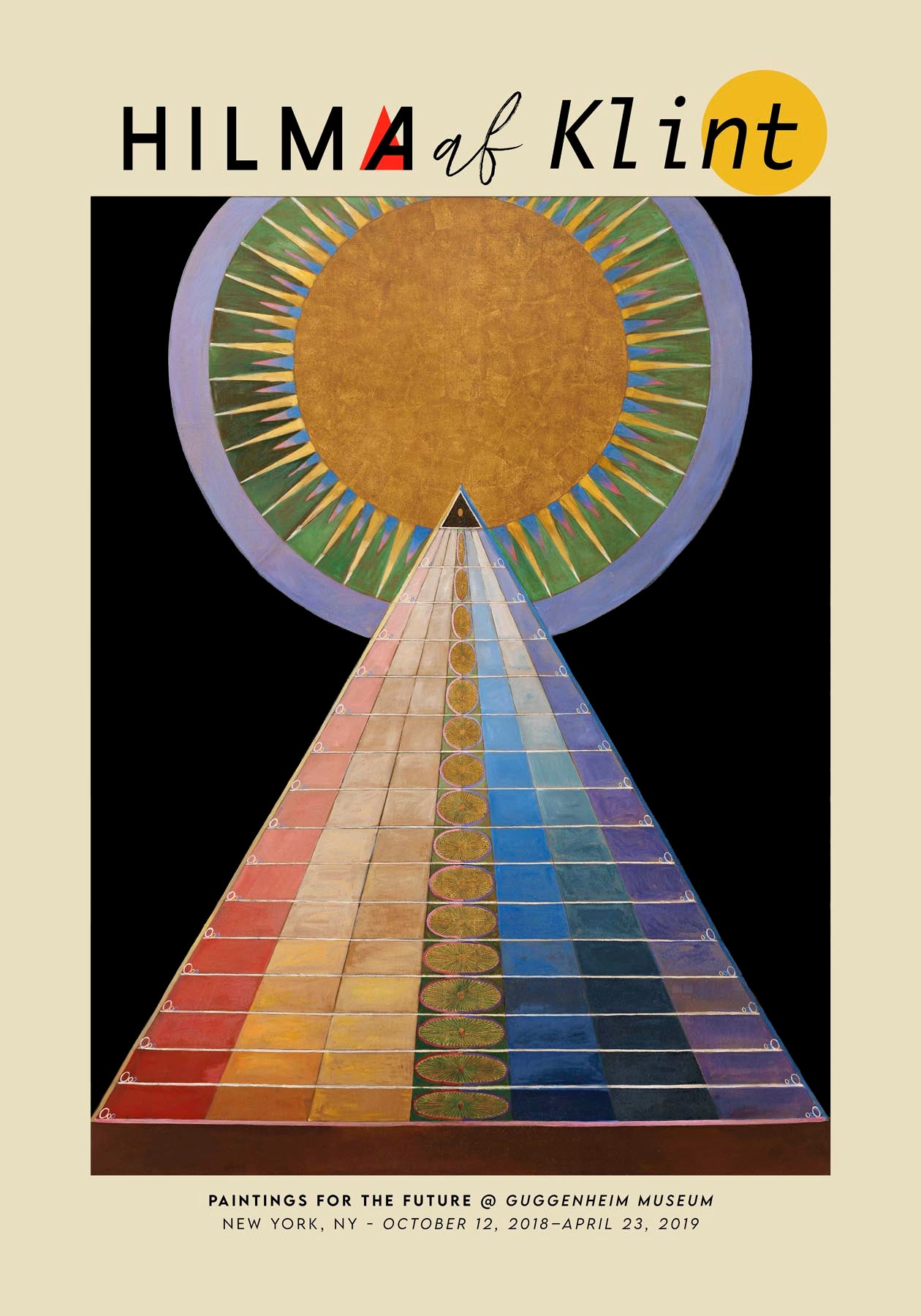 Hilma Af Klint Exhibition Poster Alterpiece Nr 1