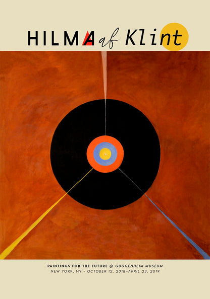 Hilma Af Klint Exhibition Poster The Swan Nr 18