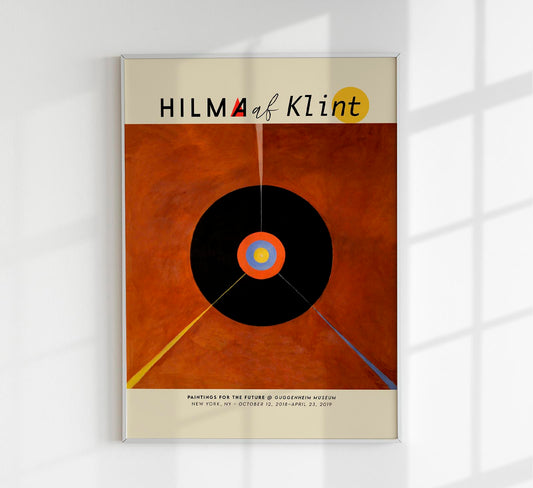 Hilma Af Klint Exhibition Poster The Swan Nr 18