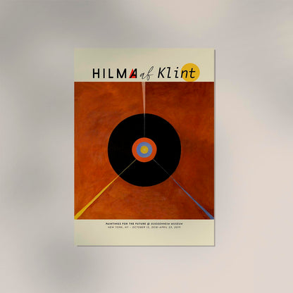 Hilma Af Klint Exhibition Poster The Swan Nr 18