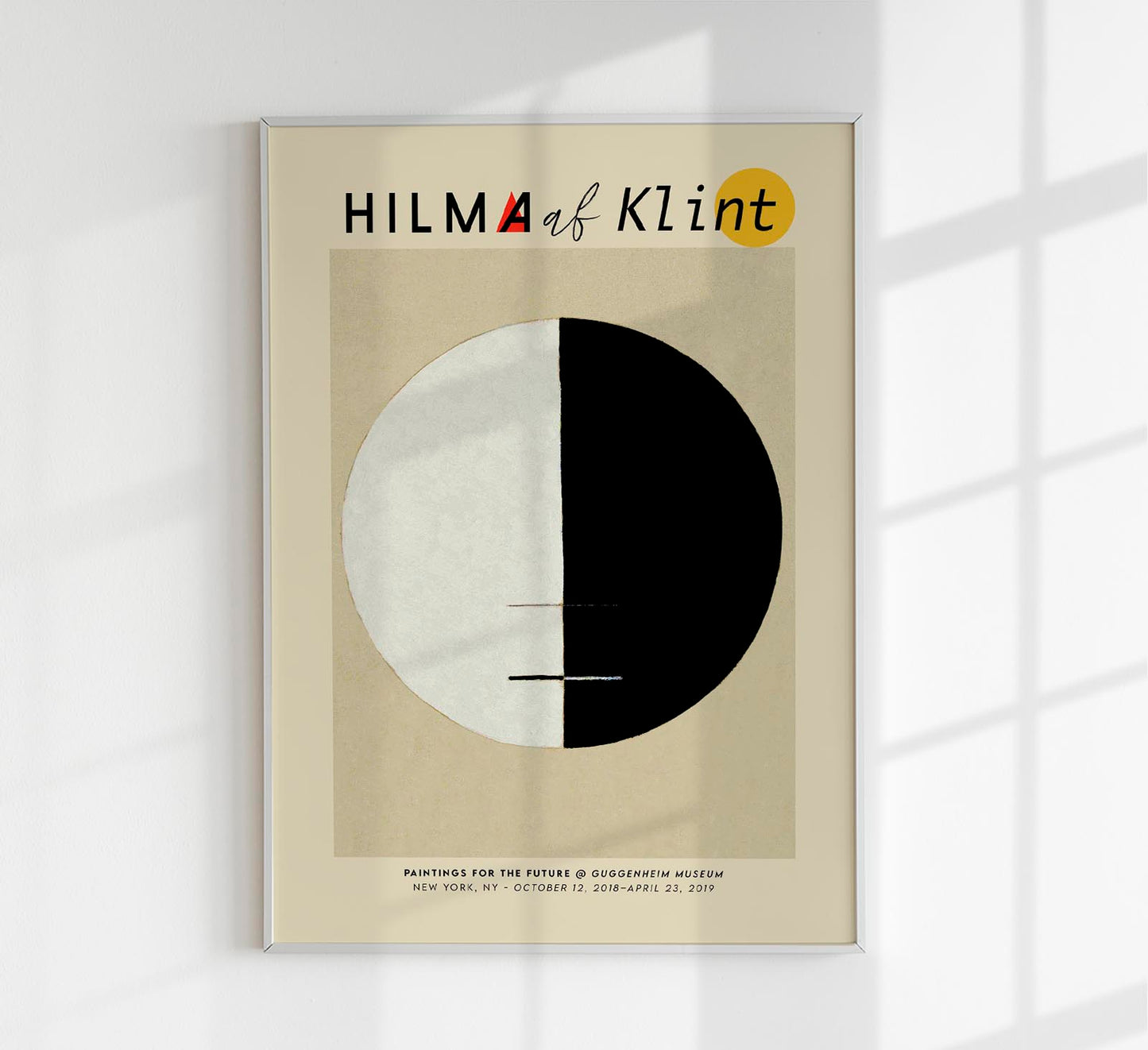 Hilma Af Klint Exhibition Poster Buddha's Standpoint Nr 3